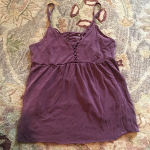 Purple tank top from American Eagle